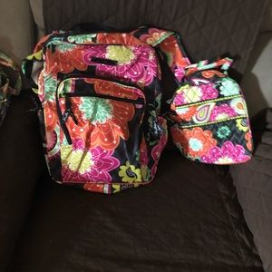 Matching Vera Bradley Backpack with Lunch Tote